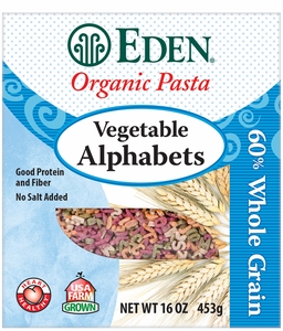 Organic VEGETABLE ALPHABETS -  Boxes