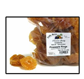 PINEAPPLE RINGS, NON-ORGANIC (sugar added)